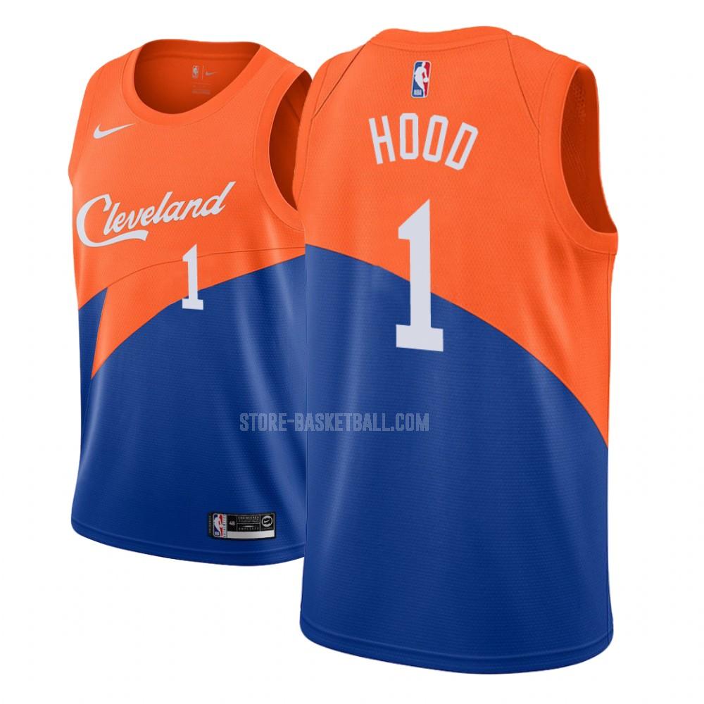 cleveland cavaliers rodney hood 1 blue city edition youth replica jersey