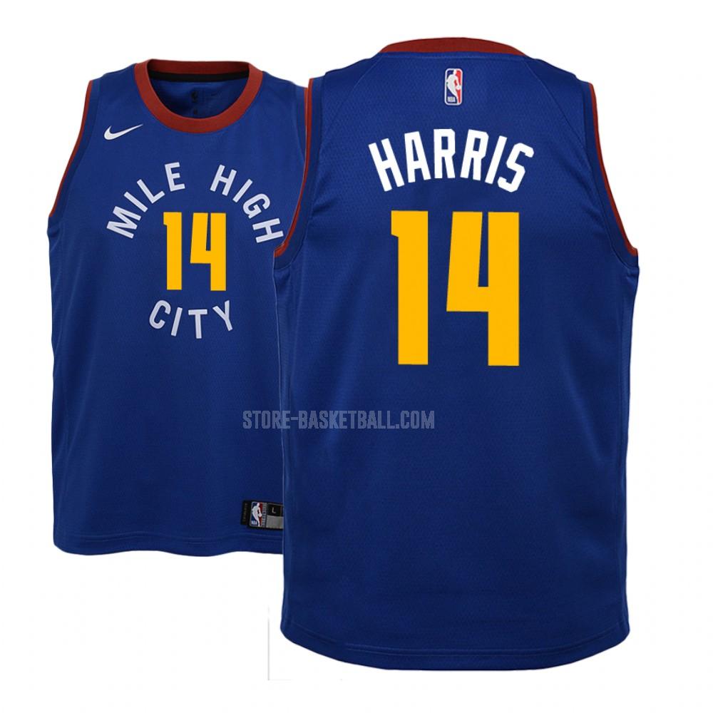 denver nuggets gary harris 14 blue statement youth replica jersey