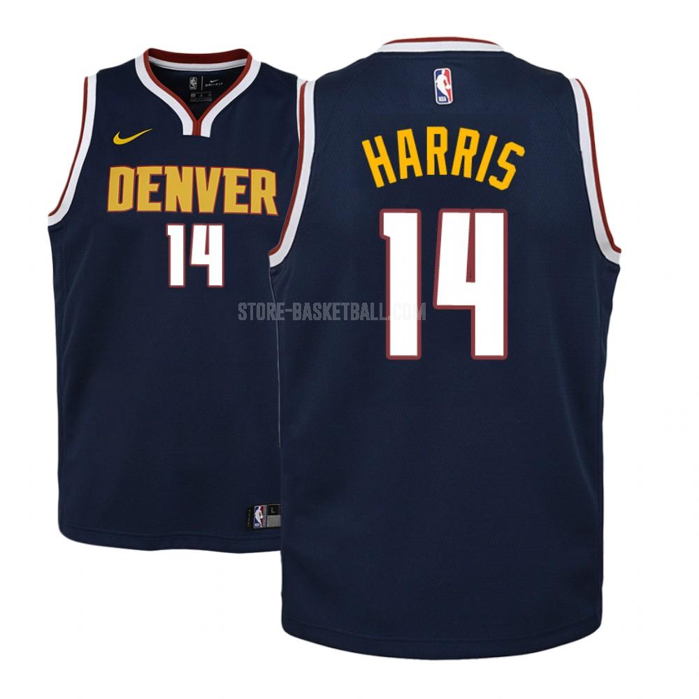 denver nuggets gary harris 14 navy icon youth replica jersey
