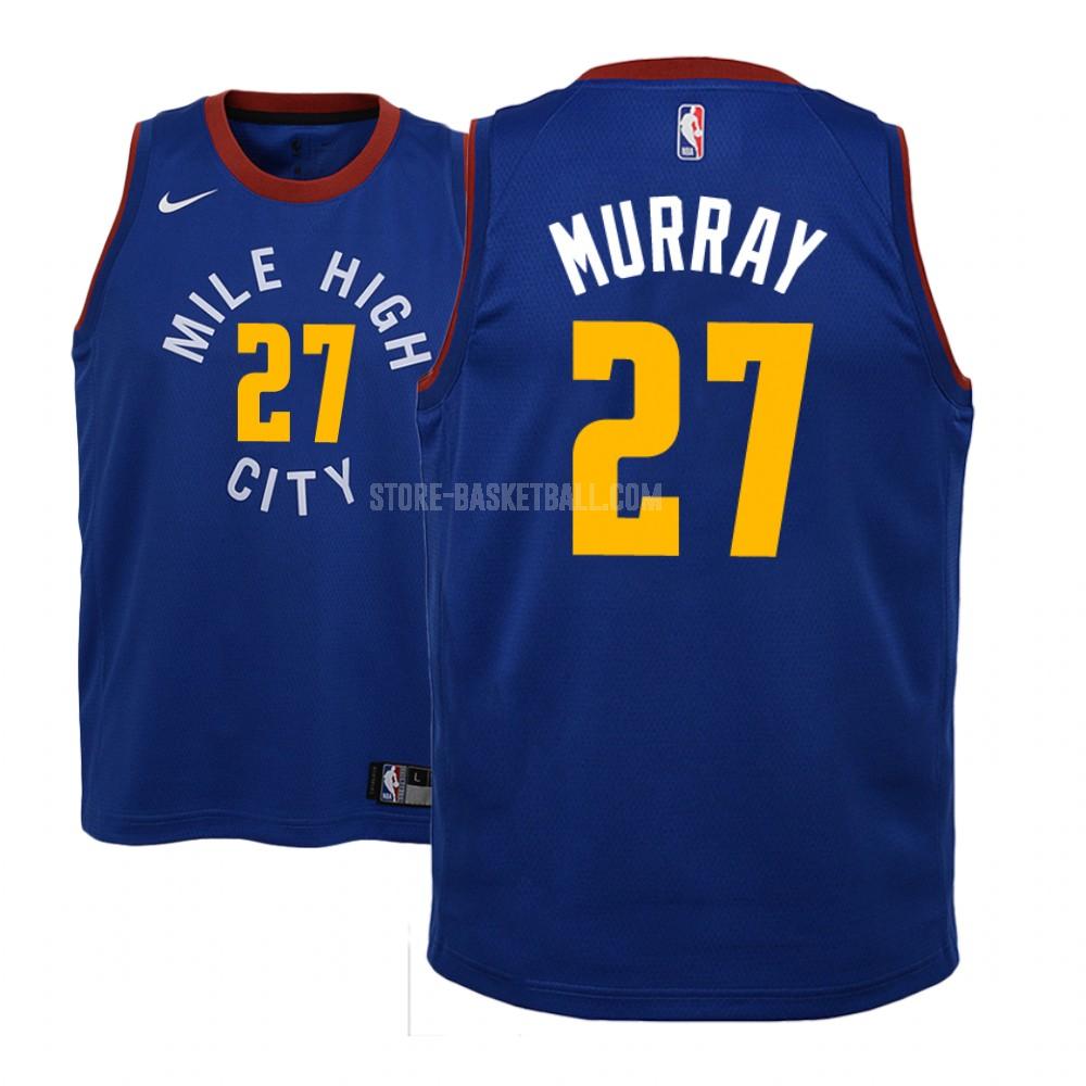 denver nuggets jamal murray 27 blue statement youth replica jersey