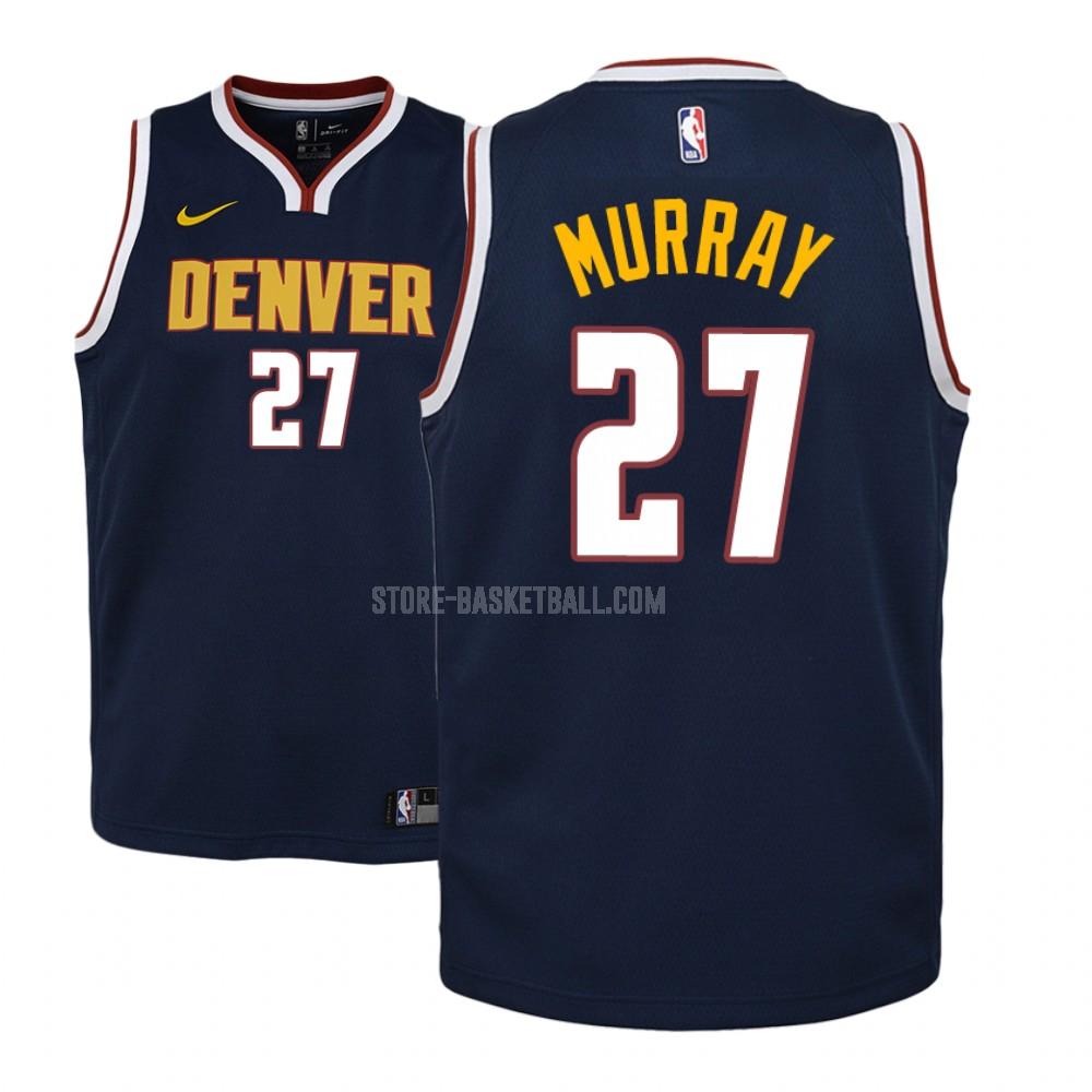 denver nuggets jamal murray 27 navy icon youth replica jersey