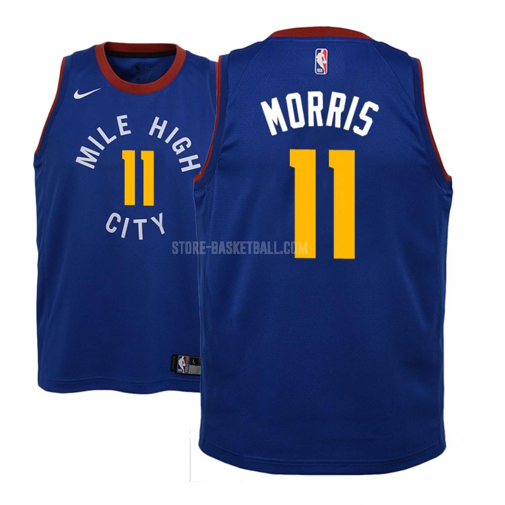 denver nuggets monte morris 11 blue statement youth replica jersey