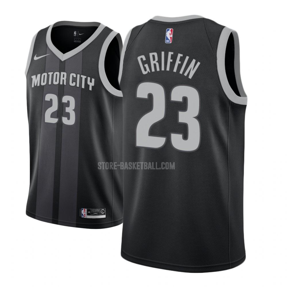 detroit pistons blake griffin 23 black city edition youth replica jersey