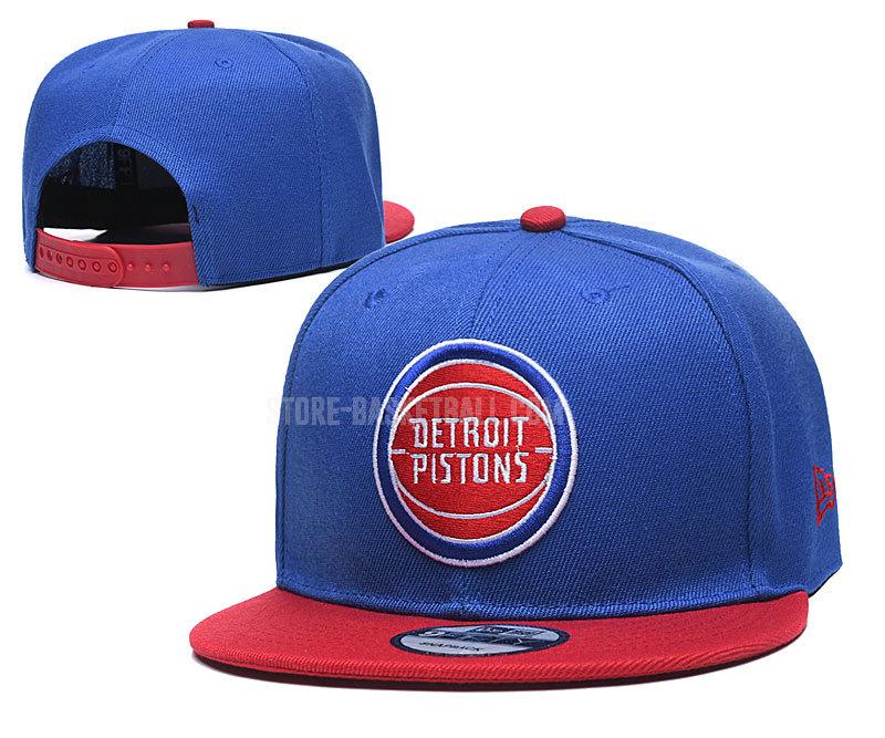 detroit pistons blue ne166 men's basketball hat