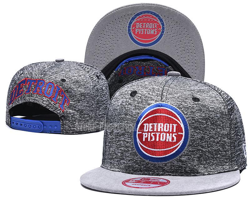 detroit pistons gray ne167 men's basketball hat