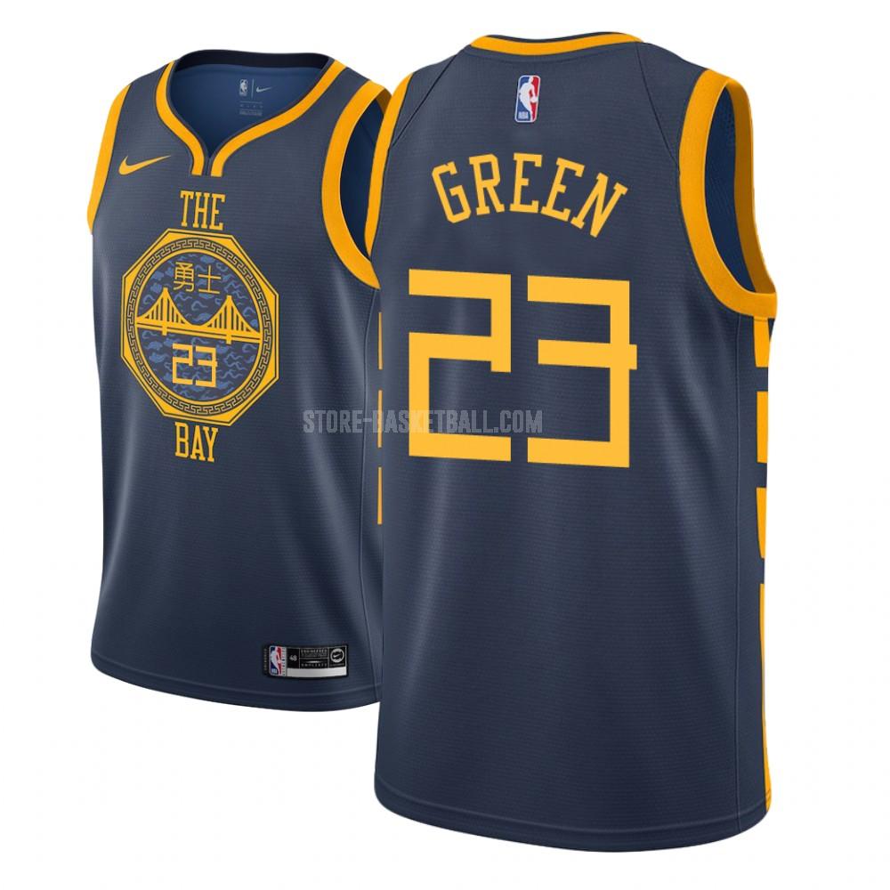 golden state warriors draymond green 23 navy city edition youth replica jersey