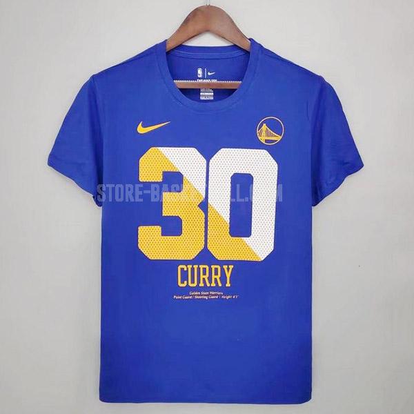 golden state warriors stephen curry blue 417a33 men's t-shirt