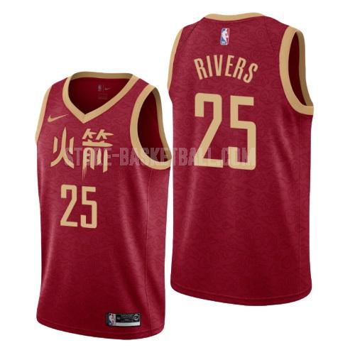 houston rockets austin rivers 25 red city edition youth replica jersey