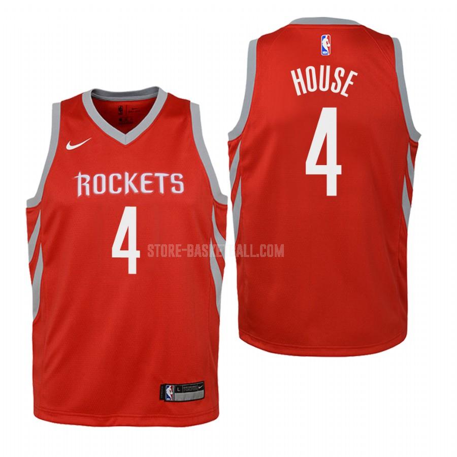 houston rockets danuel house 4 red icon youth replica jersey