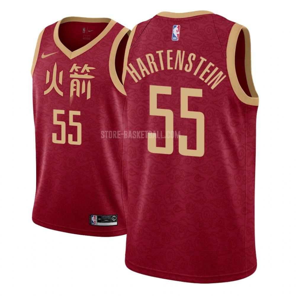 houston rockets isaiah hartenstein 55 red city edition youth replica jersey