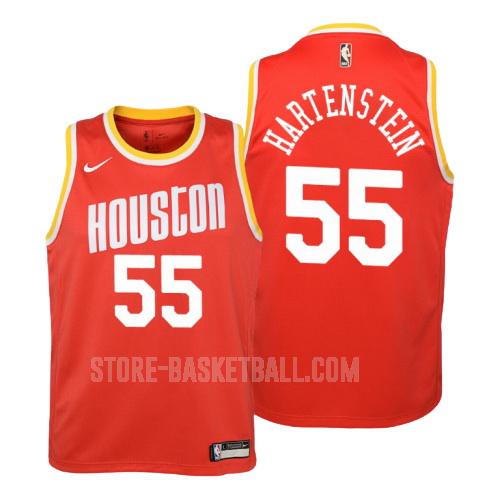 houston rockets isaiah hartenstein 55 red hardwood classics youth replica jersey