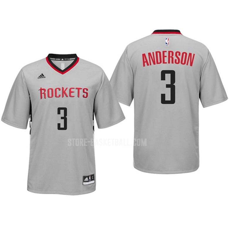 houston rockets ryan anderson 3 gray alternate men's replica jersey