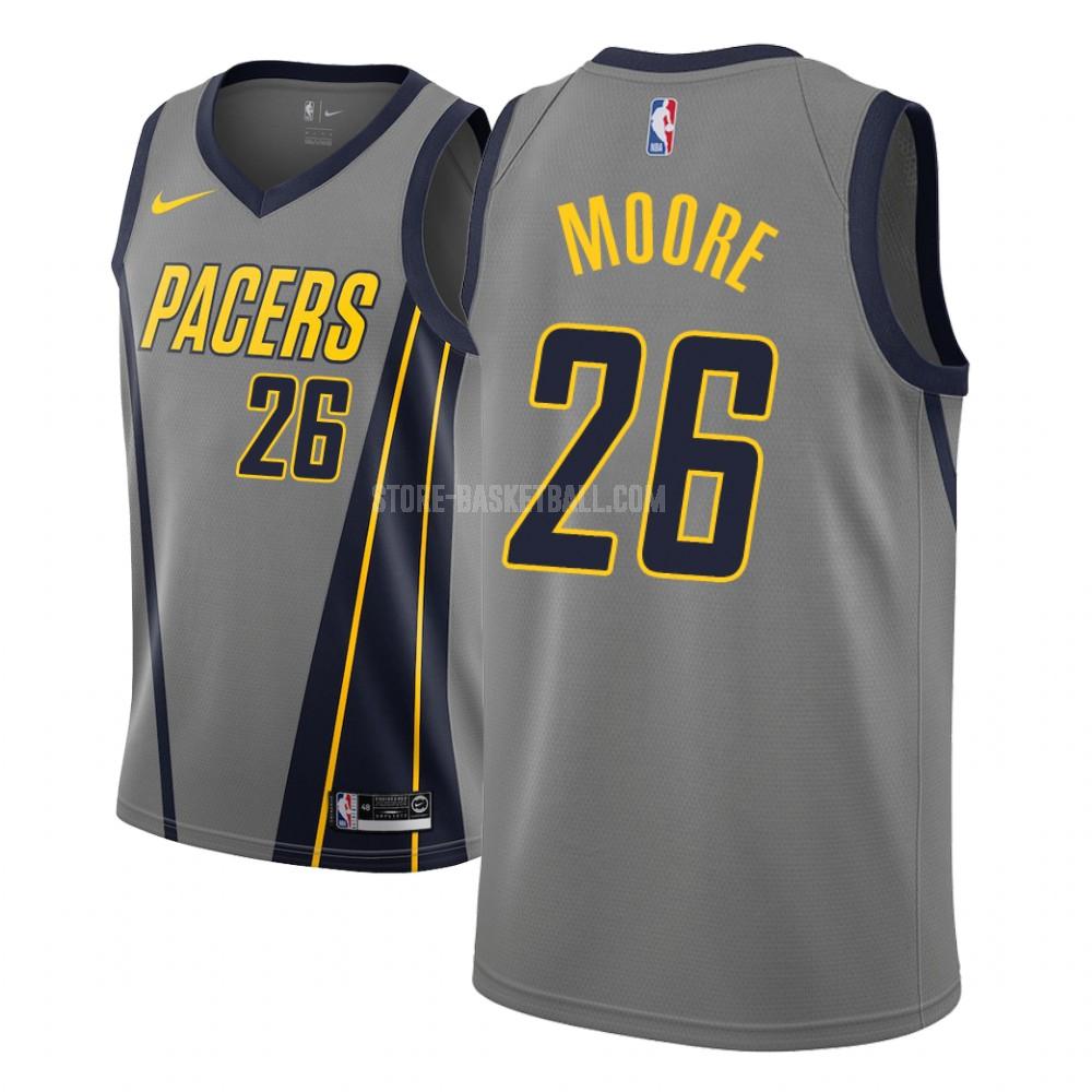 indiana pacers ben moore 26 gray city edition men's replica jersey