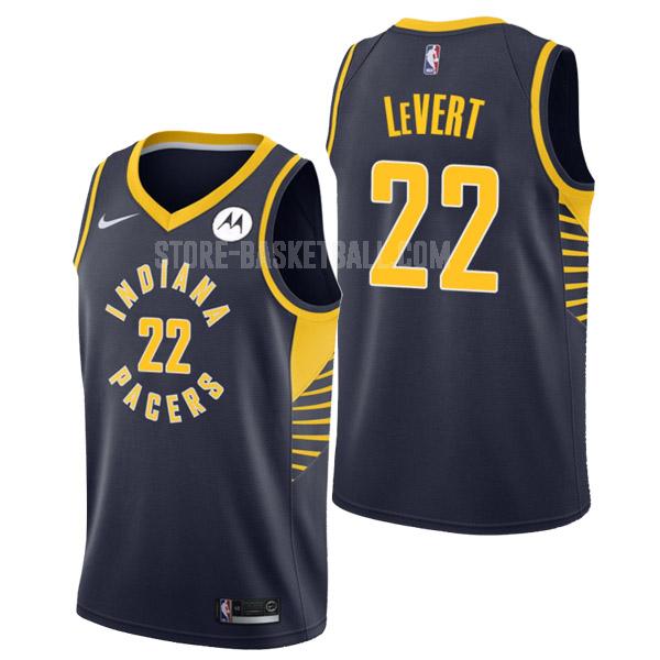 indiana pacers caris levert 22 navy icon edition men's replica jersey