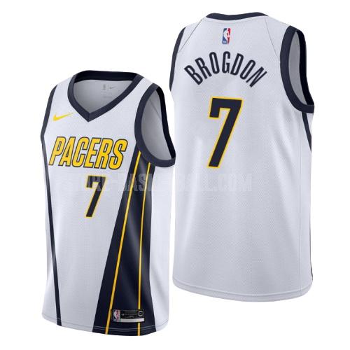 indiana pacers malcolm brogdon 7 white earned edition men's replica jersey