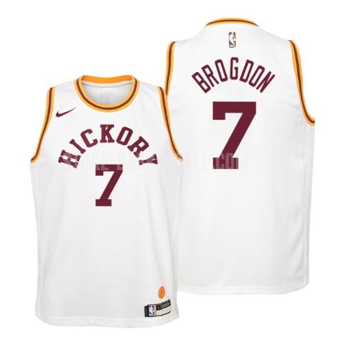 indiana pacers malcolm brogdon 7 white hardwood classics youth replica jersey