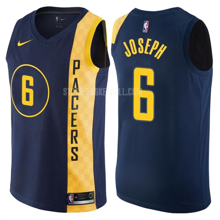 indiana pacers thaddeus young 21 navy city edition men's replica jersey