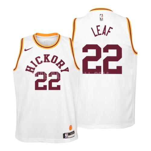 indiana pacers tj leaf 22 white hardwood classics youth replica jersey