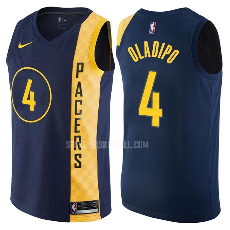 indiana pacers victor oladipo 4 navy city edition men's replica jersey