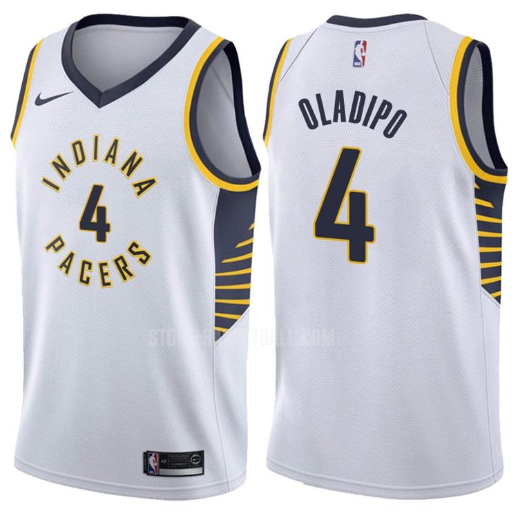 indiana pacers victor oladipo 4 white association men's replica jersey