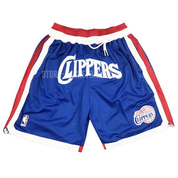 los angeles clippers blue just don kc1 men's basketball short