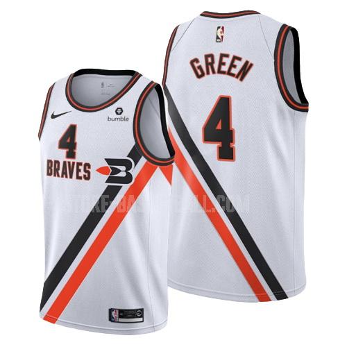 los angeles clippers jamychal green 4 white hardwood classics men's replica jersey