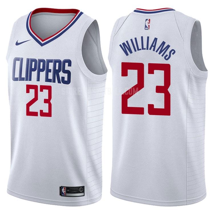 los angeles clippers lou williams 23 white association men's replica jersey