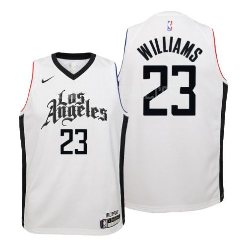 los angeles clippers lou williams 23 white city edition youth replica jersey