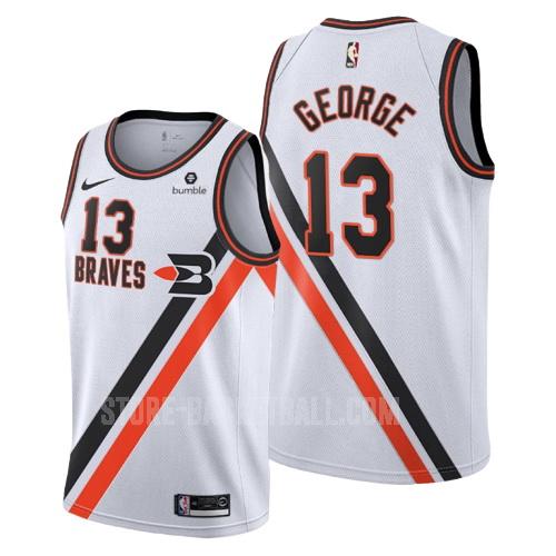 los angeles clippers paul george 13 white hardwood classics men's replica jersey