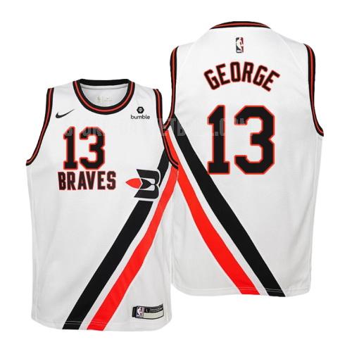los angeles clippers paul george 13 white hardwood classics youth replica jersey