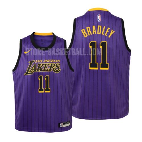 los angeles lakers avery bradley 11 purple city edition youth replica jersey
