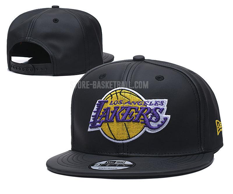 los angeles lakers black ne101 men's basketball hat