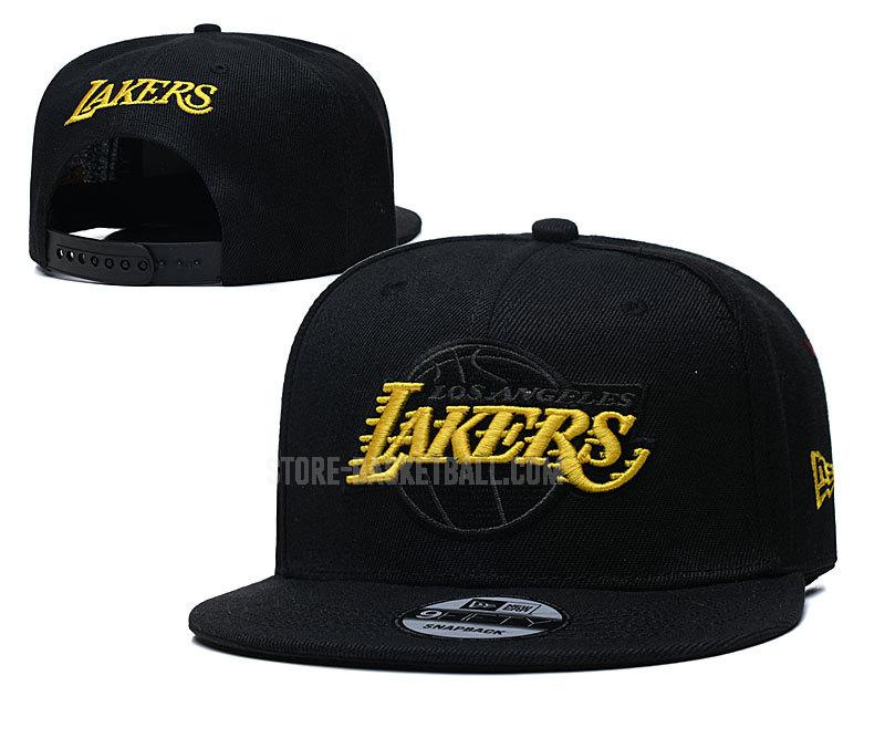 los angeles lakers black ne121 men's basketball hat