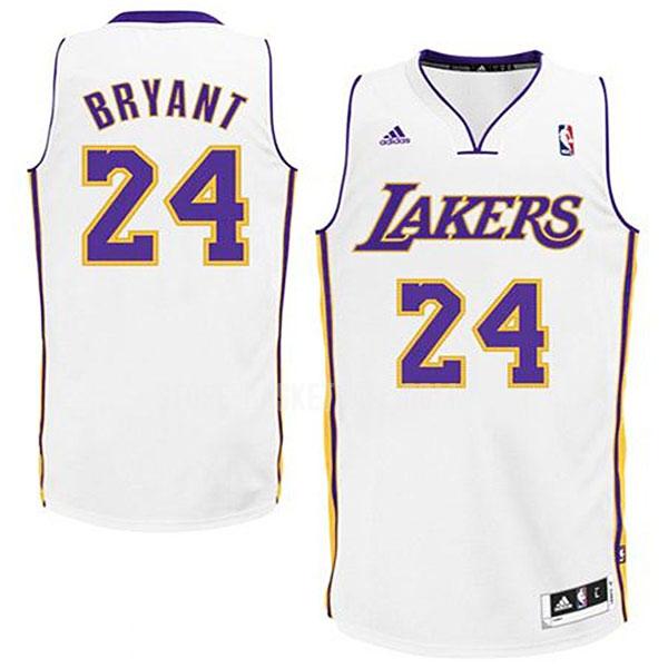 los angeles lakers kobe bryant 24 white home youth replica jersey