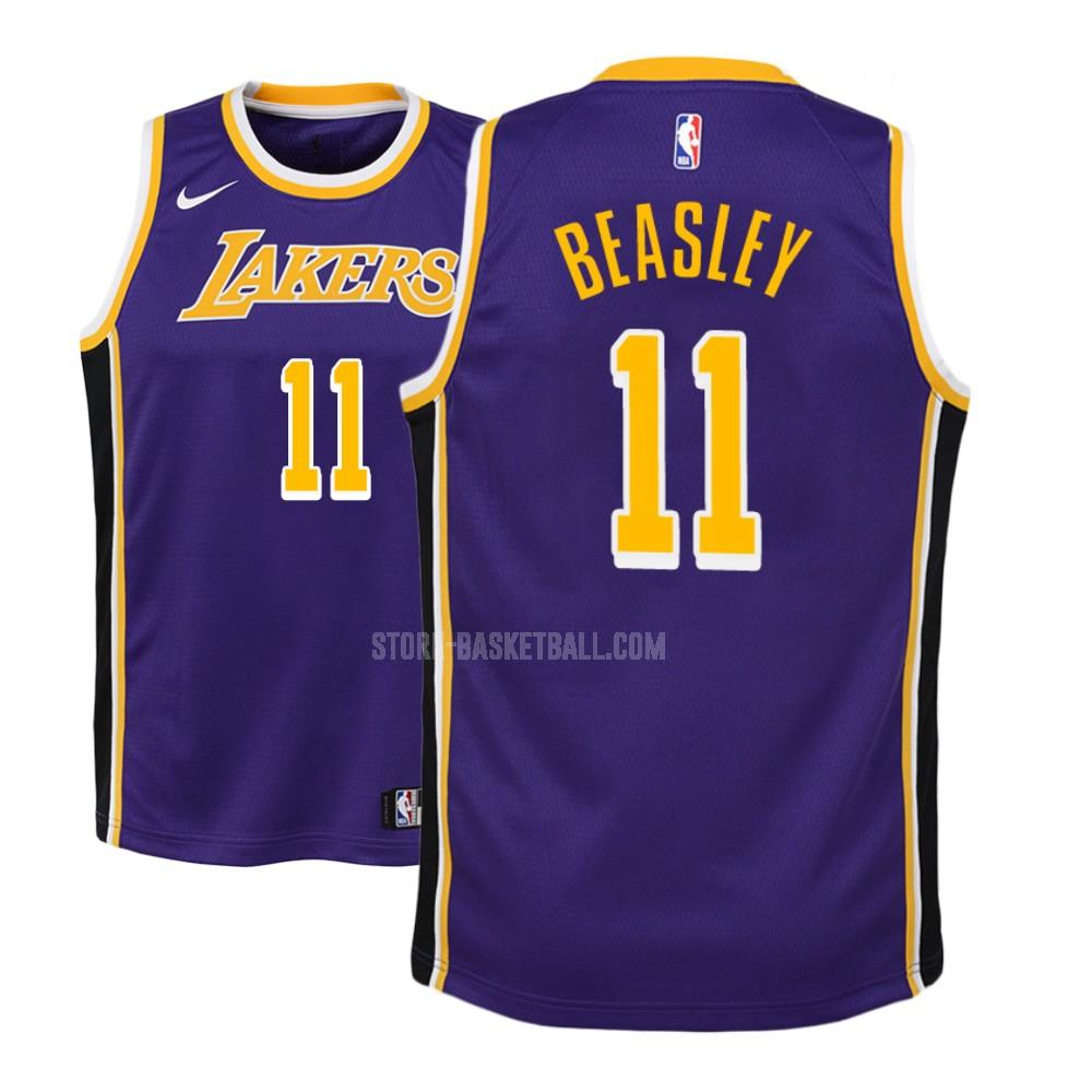 los angeles lakers michael beasley 11 purple statement youth replica jersey