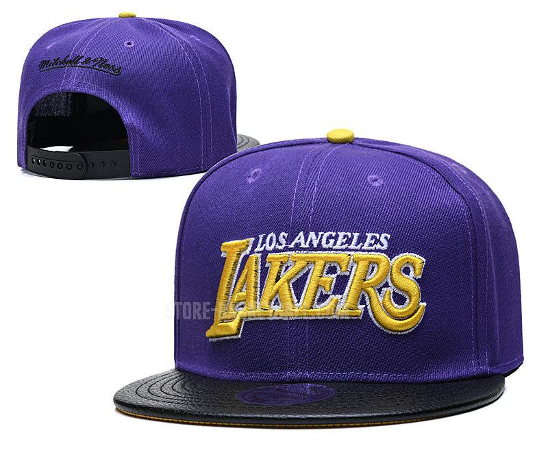 los angeles lakers purple ne107 men's basketball hat