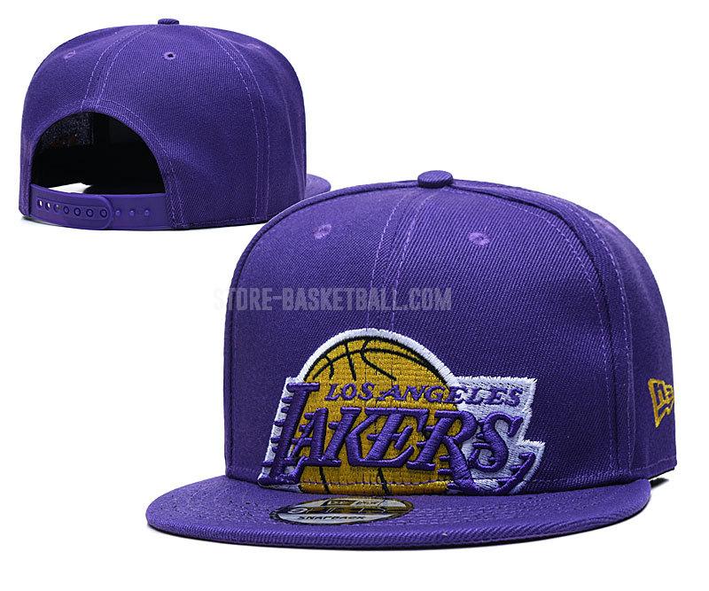 los angeles lakers purple ne109 men's basketball hat