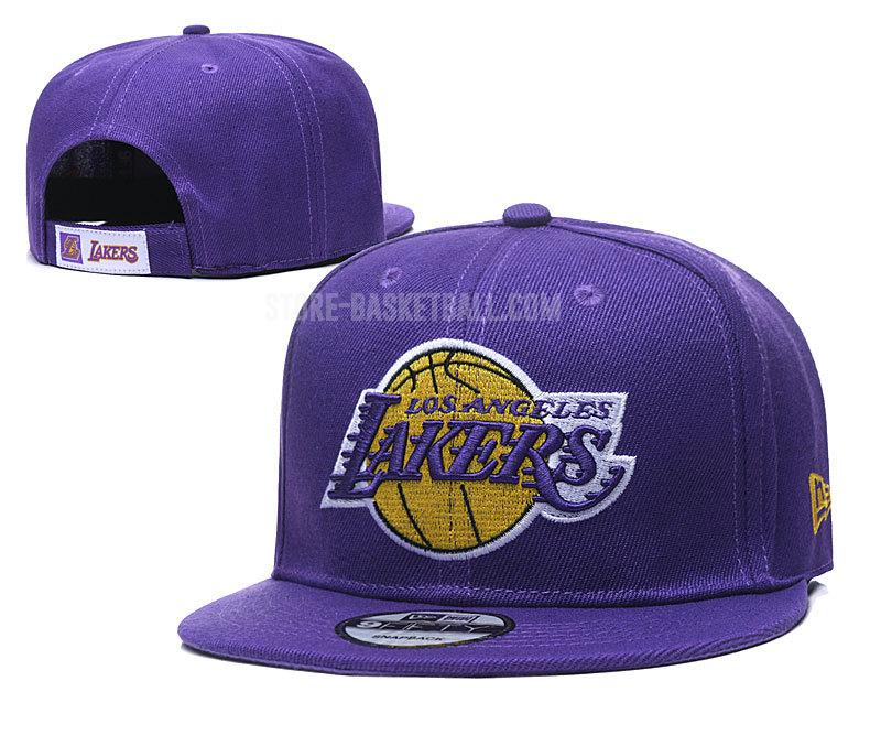 los angeles lakers purple ne112 men's basketball hat