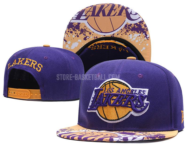 los angeles lakers purple ne118 men's basketball hat