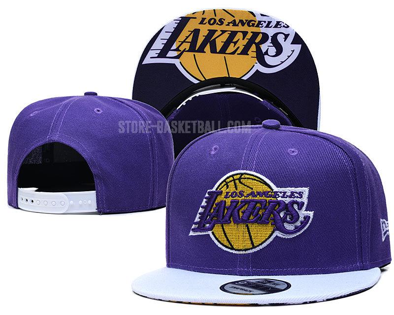 los angeles lakers purple ne127 men's basketball hat