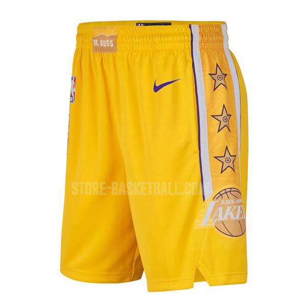 los angeles lakers yellow city edition nba shorts