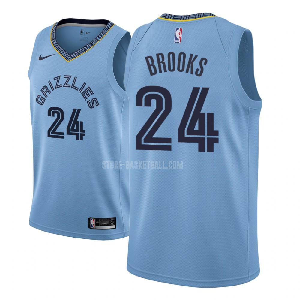memphis grizzlies dillon brooks 24 blue statement men's replica jersey
