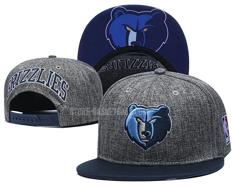 memphis grizzlies gray ne140 men's basketball hat