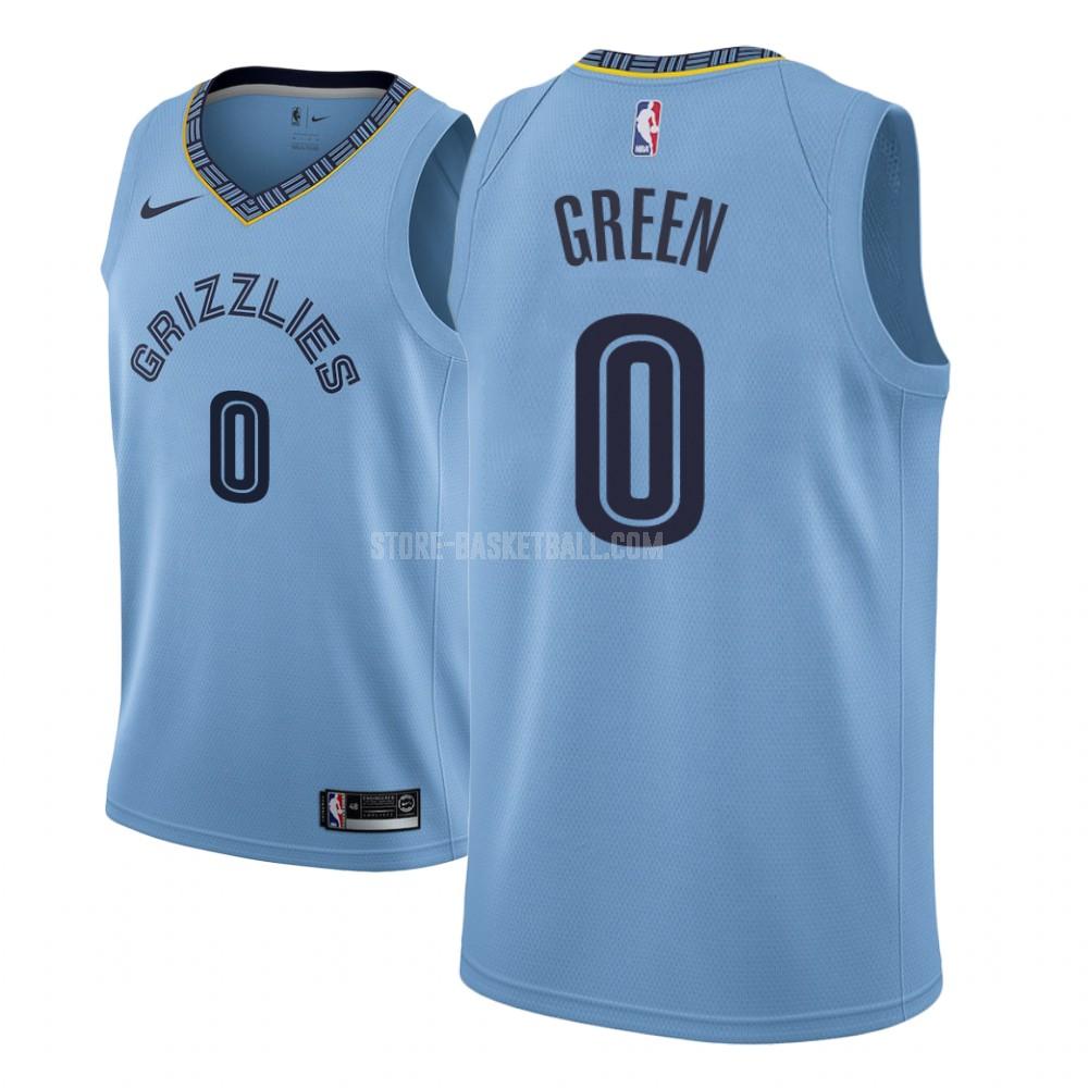 memphis grizzlies jamychal green 0 blue statement men's replica jersey