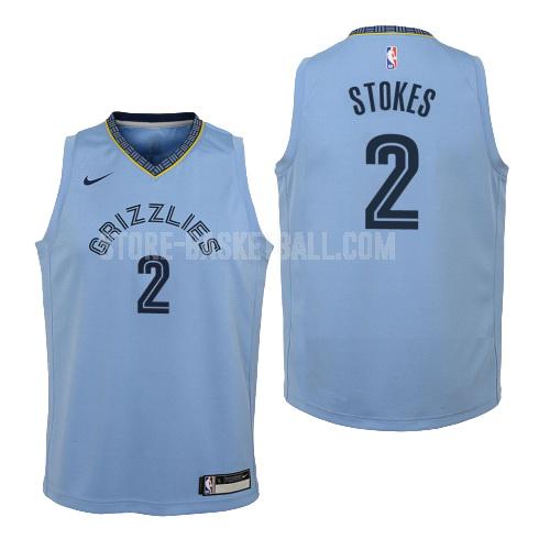 memphis grizzlies jarnell stokes 2 blue statement youth replica jersey