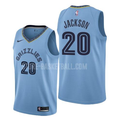 memphis grizzlies josh jackson 20 blue statement men's replica jersey