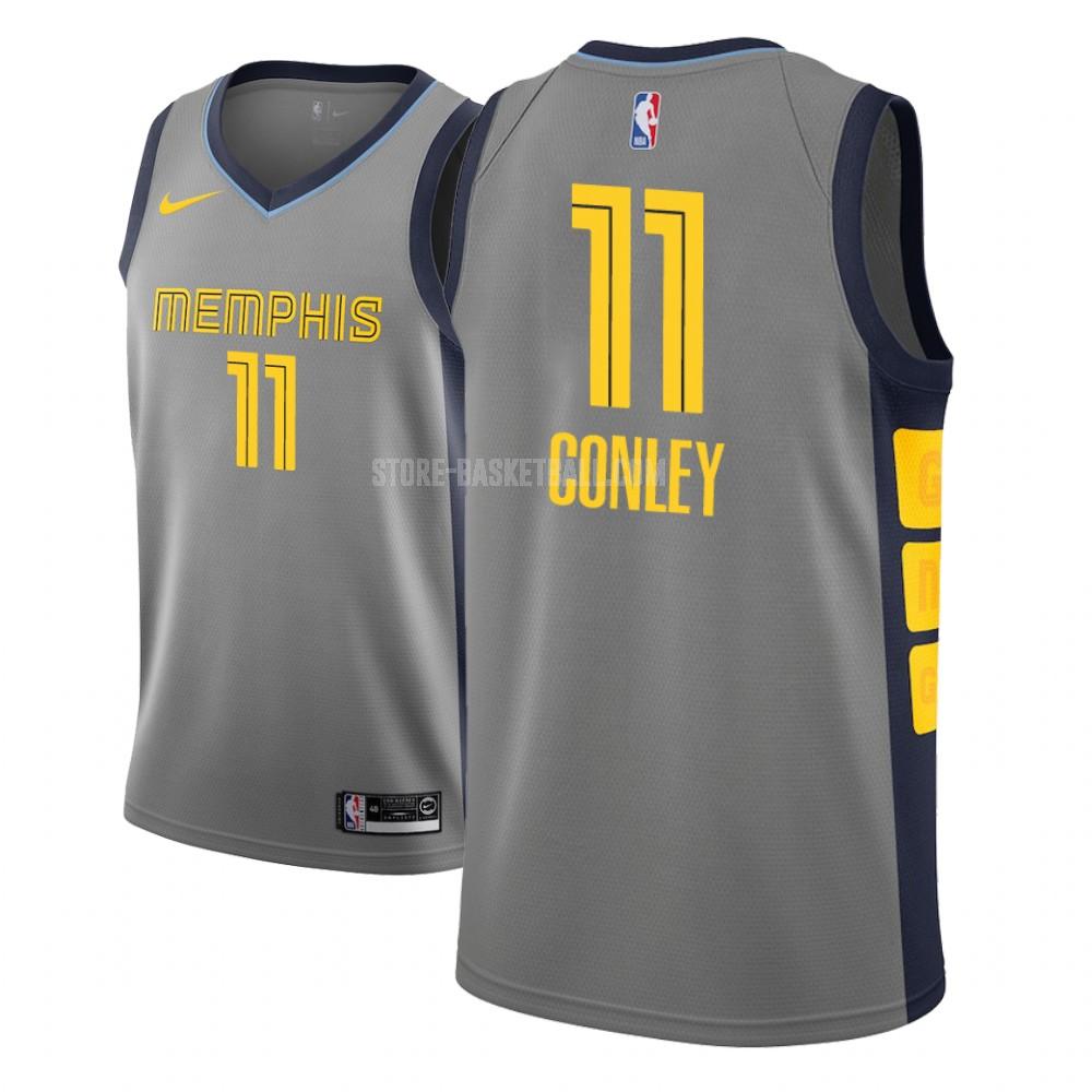 memphis grizzlies mike conley 11 gray city edition youth replica jersey