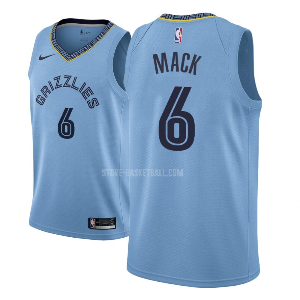 memphis grizzlies shelvin mack 6 blue statement men's replica jersey