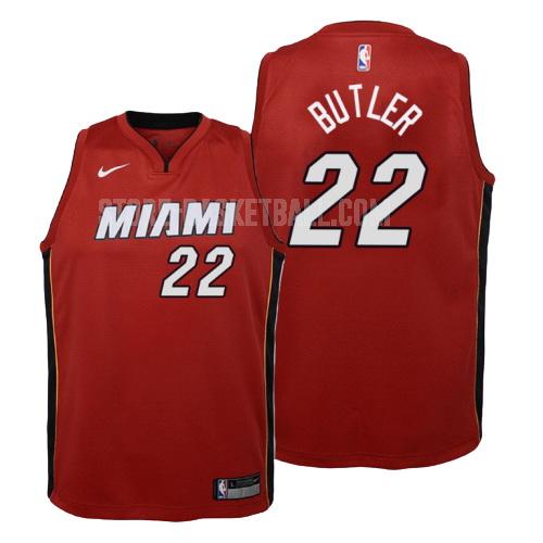 miami heat jimmy butler 22 red statement youth replica jersey