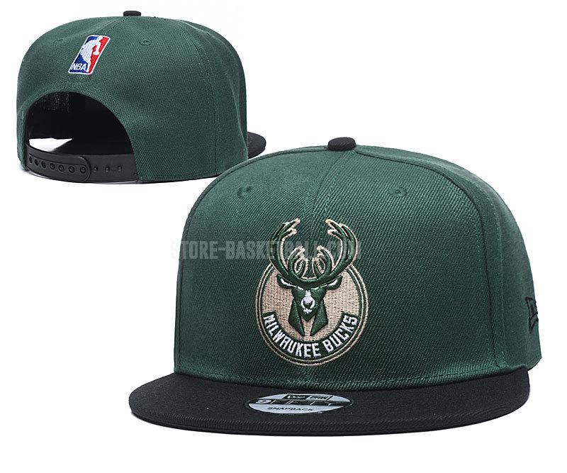 milwaukee bucks green ne198 men's basketball hat